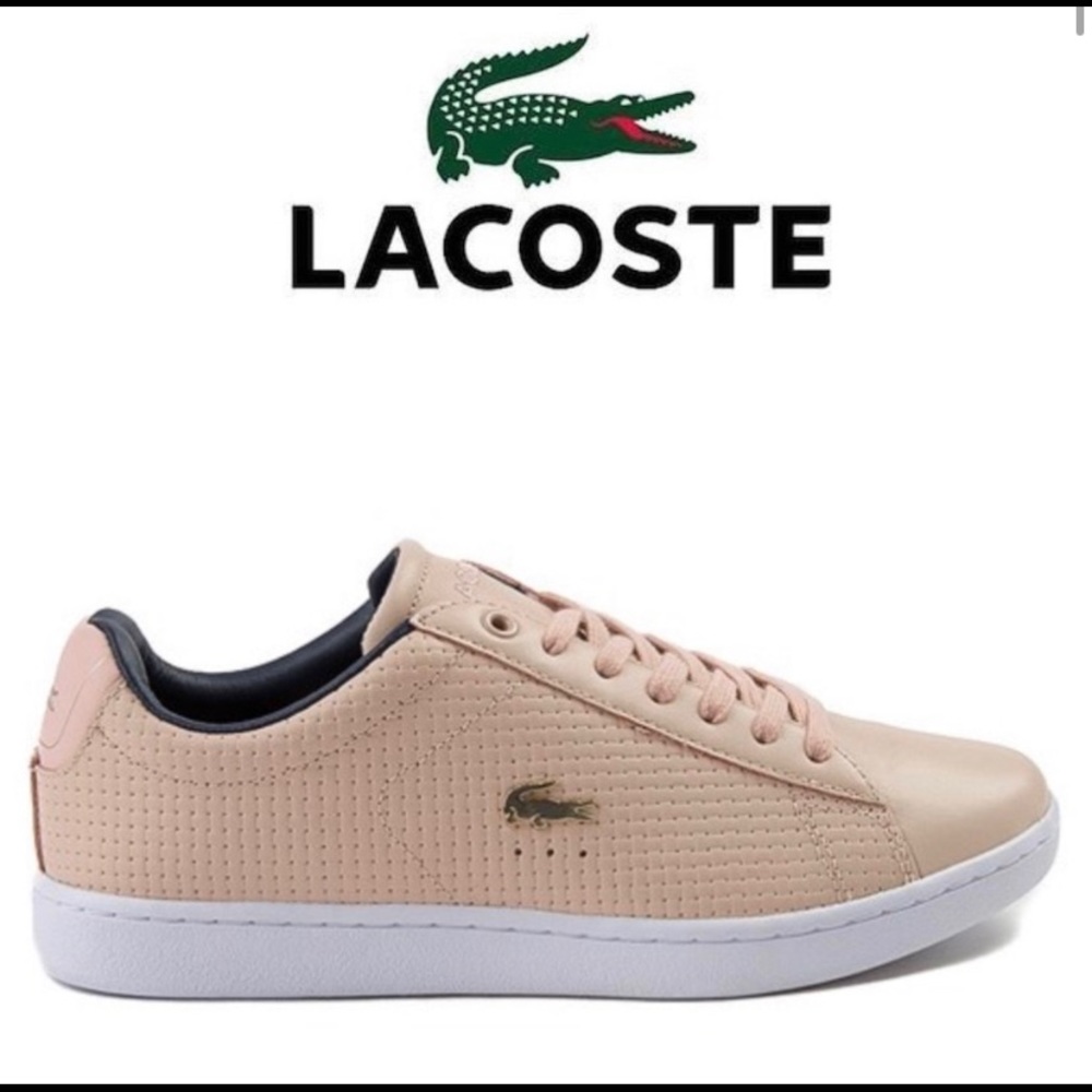 🏝SOLD🏝NWT LACOSTE CARNABY EVO BLUSH SIZE 7.5